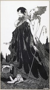 Illustration från "Selected Poems of Algernon Charles Swinburne Clarke", publicerad 1928